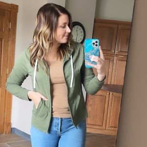 Old Navy Green Zip-Up